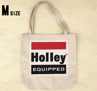 Holley EQUIPPED ビンテージ大型パッチ付き コットントートバッグ