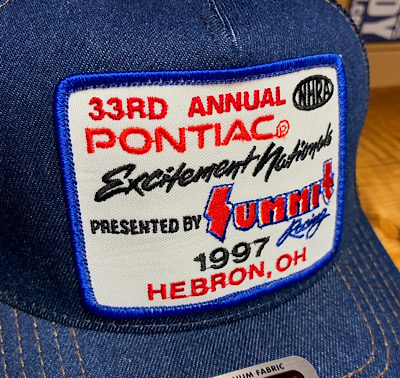 ワッペン付きデニムキャップ