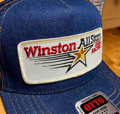 ワッペン付きデニムキャップ