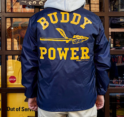 BUDDY オリジナル コーチジャケット 裏ボア(ポリエステル)