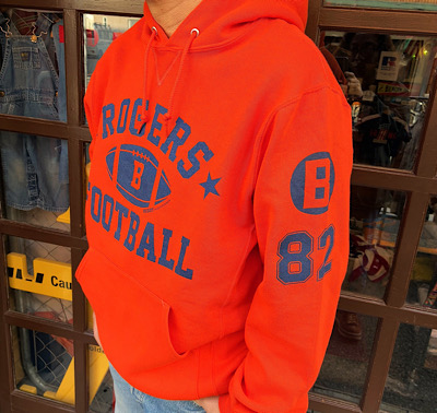 BUDDY 別注 RUSSELL ATHLETIC プルオーバーパーカー