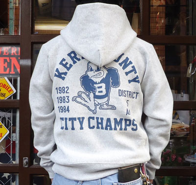 BUDDY 別注 Champion リバースウィーブ ハーフスナップパーカー