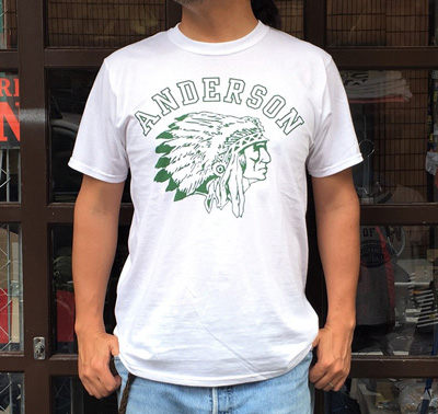 BUDDY×FRUIT OF THE LOOM ANDERSON INDIAN Tシャツ