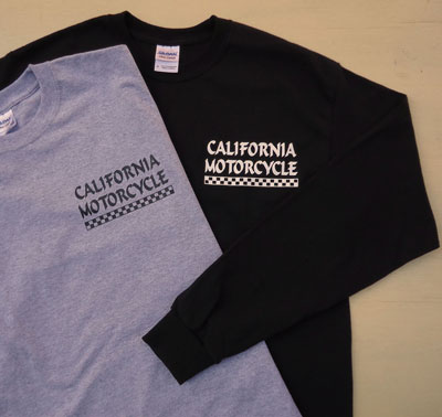 BUDDYオリジナルロングスリーブTシャツ「CALIFORNIA MOTORCYCLE」
