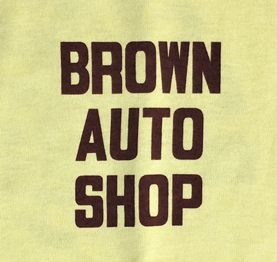 BUDDY オリジナル BROWN AUTO SHOP Tシャツ