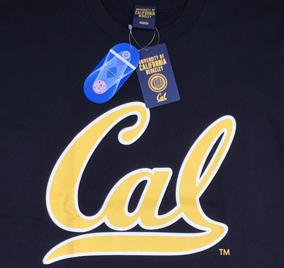 UC BERKELEY】プリントTシャツ - CAL ネイビー/BUDDY U.S.CLOTHING