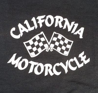BUDDY×FRUIT OF THE LOOM CALIFORNIA MOTORCYCLE CHECKER FLAG Tシャツ