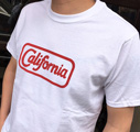 BUDDY×FRUIT OF THE LOOM CALIFORNIA Tシャツ