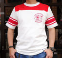 RUSSELL ATHLETIC フットボールTシャツ WILDCATS(ホワイト×レッド)