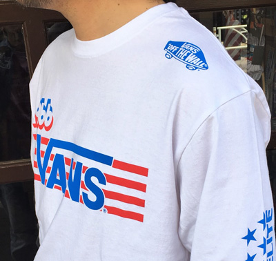 VANS BMX OFTE L/S T-Shirt トリコロール ロングスリーブTシャツ