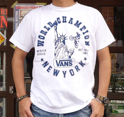 BUDDY 別注 VANS BMX プリントTシャツ #6 NEW YORK