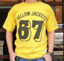 BUDDY 別注 Champion ショートスリーブフットボールシャツ(YELLOW JACKETS#67)
