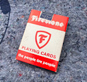 Vintage デッドストック Firestone Playing Cards トランプ