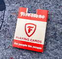 Vintage デッドストック Firestone Playing Cards トランプ