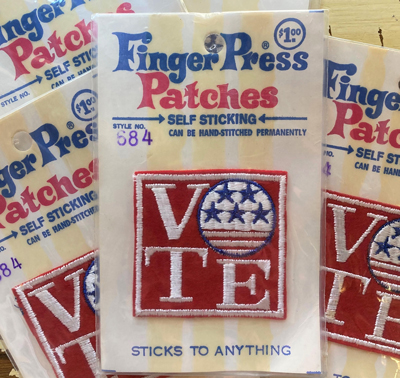 Vintage 70s VOTE Patch デッドストック ワッペン/BUDDY U.S.CLOTHING