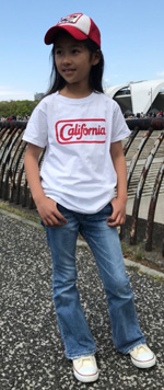 BUDDY×FRUIT OF THE LOOM KID’S Tシャツ CALIFORNIA