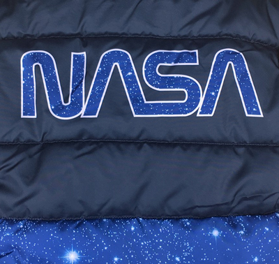 NASA アメリカ航空宇宙局 キッズ フード付きウィンタージャケット