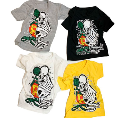 Rat Fink X-Ray ラットフィンク Kids Tシャツ